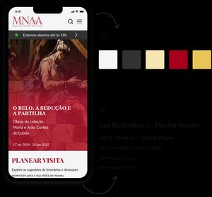 UI Kit showing design system components