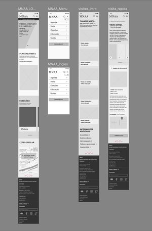 Low fidelity digital prototype for user testing